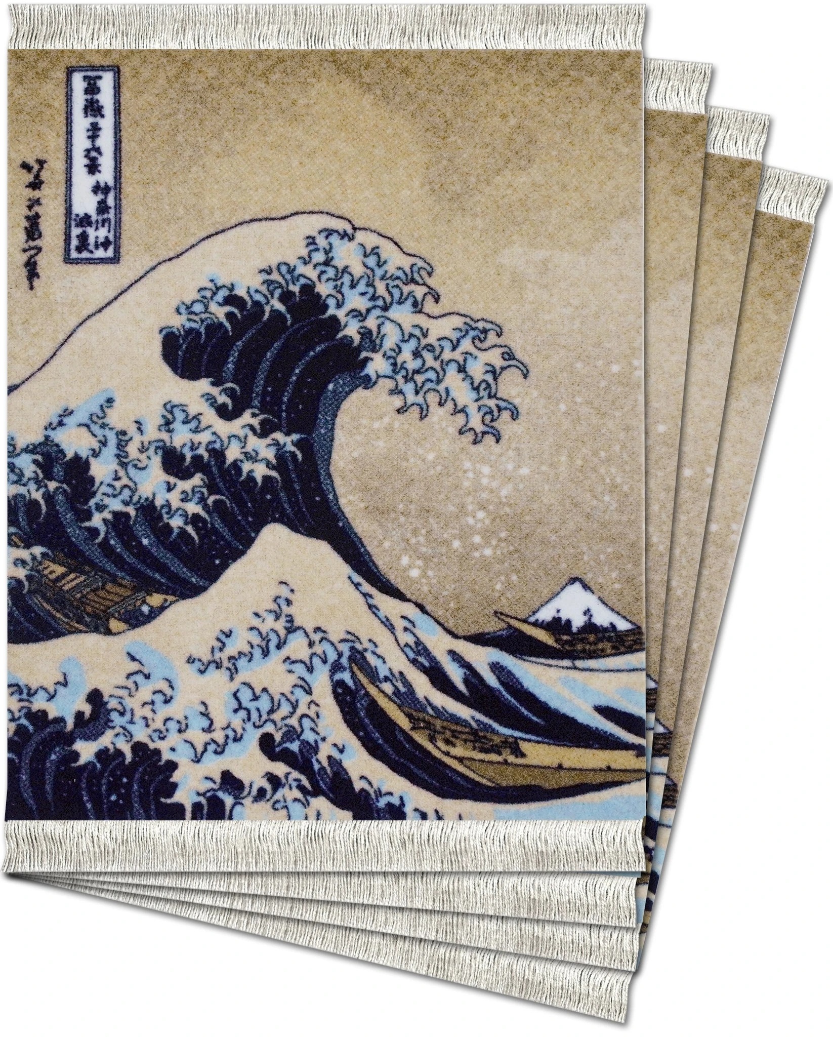 The Great Wave off Kanagawa, Coaster Rug